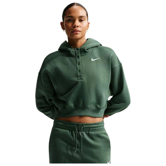 Nike Γυναικείο φούτερ Sportswear Phoenix Fleece Oversized Cropped Henley Hoodie